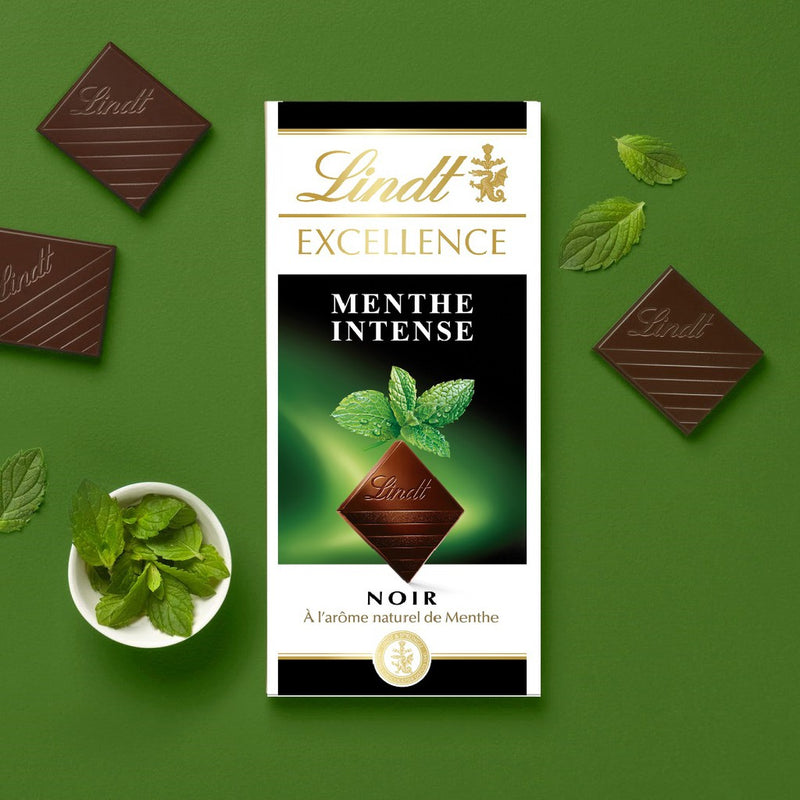 Chocolate Lindt Excellence Mint Intense
