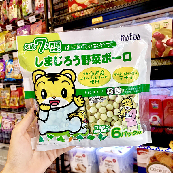 Bánh Men Rau Củ Cho Bé Macda Nhật Bản 7M+