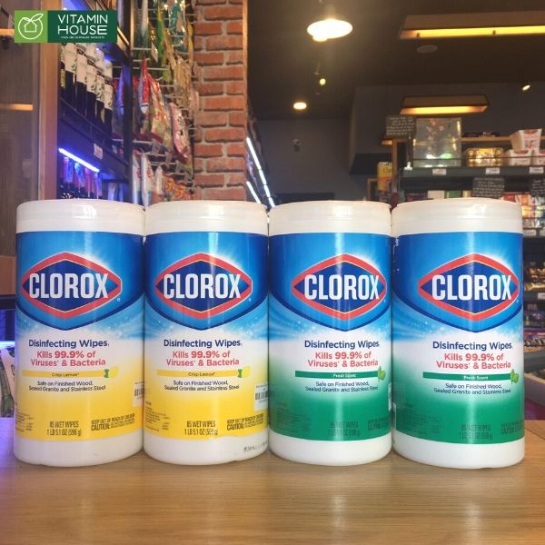 Khăn Ướt Lau Đa Năng CLOROX ( xanh )