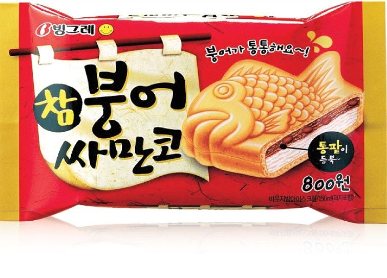 Kem bánh cá đậu đỏ Hàn Quốc 150ml