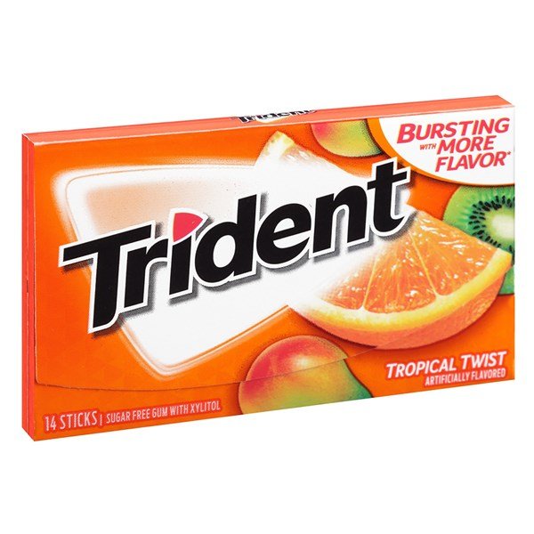Kẹo Gum Trident Vị Trái Cây 21.6G