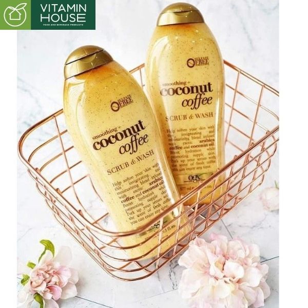 Sữa tắm tẩy tế bào chết OGX - Vàng