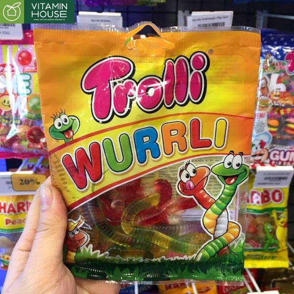 Kẹo dẻo Wurrli Trolli 100g