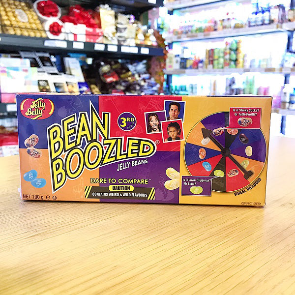 Kẹo Thối Kèm Vòng Xoay Jelly Belly Bean Boozled Mỹ Hộp 100g