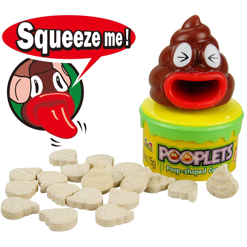 Lốc Kẹo Pooplets Poop-Shapeed Candy 15g 12P