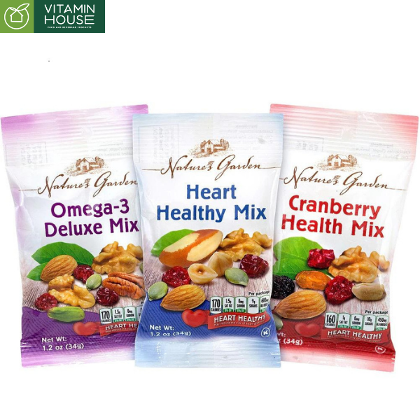 HẠT TỔNG HỢP ORGANIC TRAIL MIX SNACK PACKS (24 Gói)