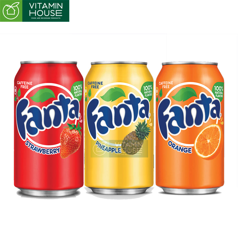 Thùng Fanta Cam Mỹ 355Ml * 12 Chai