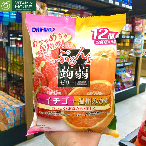 Thạch Orihiro Dâu Cam (lớn)