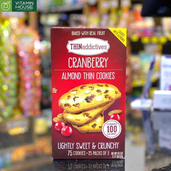 Bánh Quy Cranberry  Almond Thin Cookies 575g