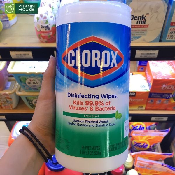 Khăn Ướt Lau Đa Năng CLOROX ( xanh )