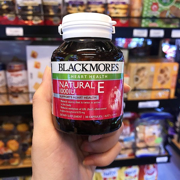 Viên uống bổ sung Vitamin E Blackmores Natural 30 viên