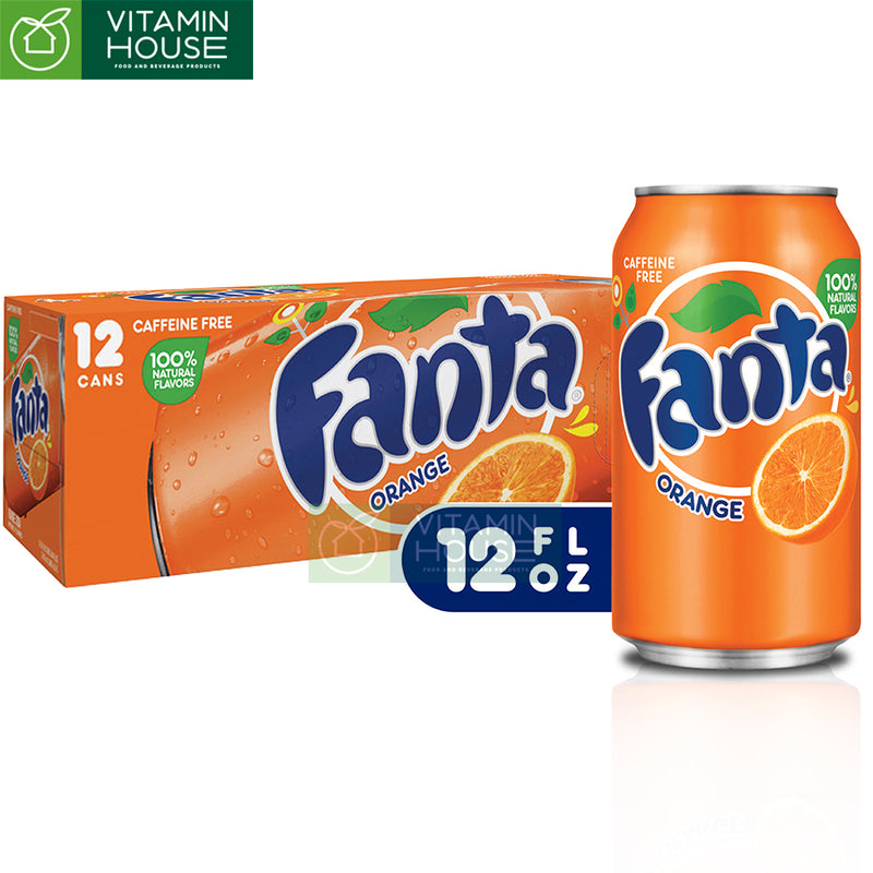 Thùng Fanta Cam Mỹ 355Ml * 12 Chai