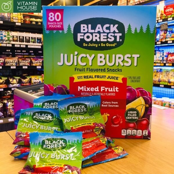 Kẹo dẻo Black Forest Gummy Juicy  Burst