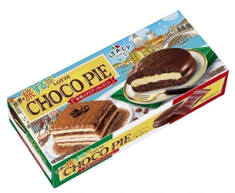 Hộp Bánh Lotte Choco Pie Nhật Vị Tiramisu