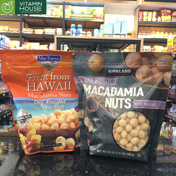 Gói Macadamia Nuts With Sea Salt Tách Vỏ Kirkland 680G