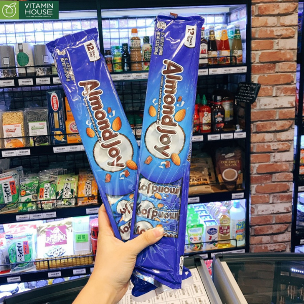 Socola Dừa Almond Joy 12 Snack Size (xanh)