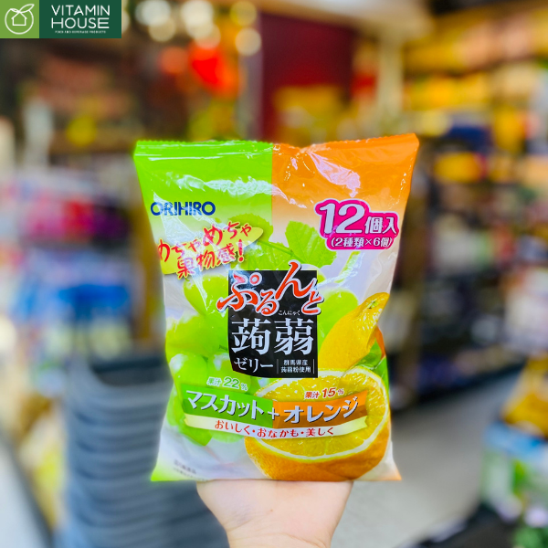 Thạch Orihiro Nho Cam 24P