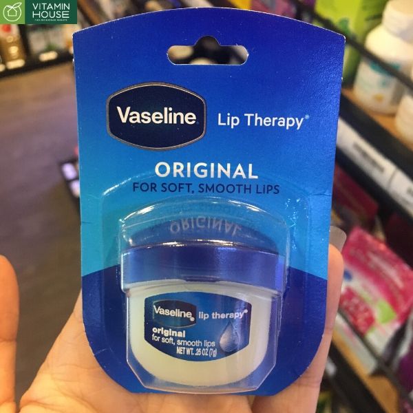 Sáp dưỡng môi Vaseline Original 7g (trắng)