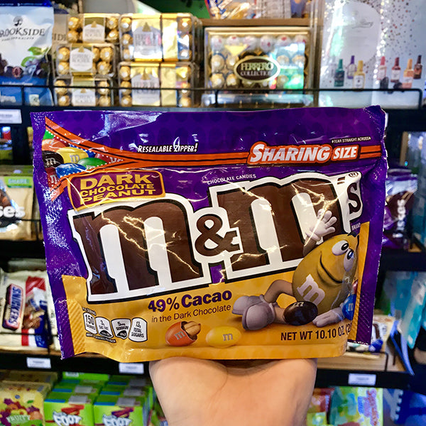 Chocolate M&M đắng đậu phộng túi zip (new)