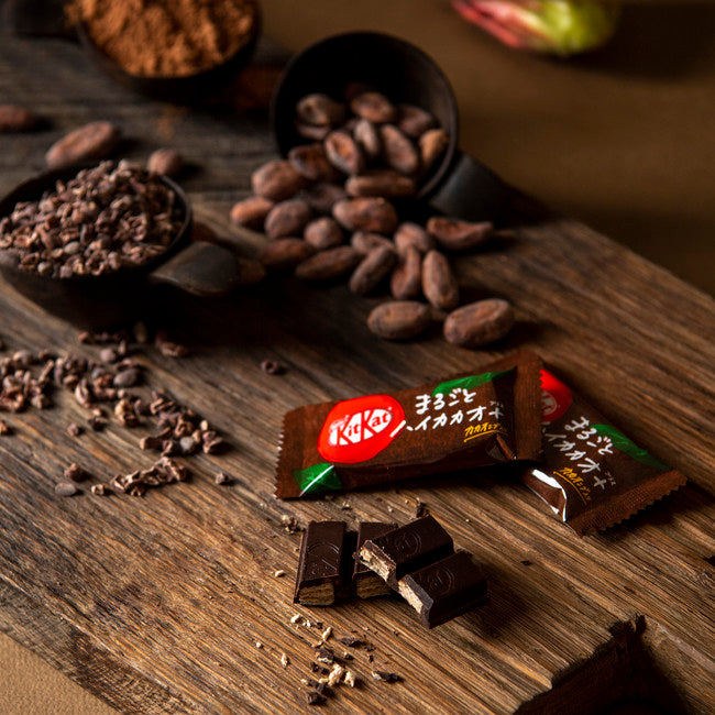 Bánh Xốp KitKat Vị Cacao 72% Nestle Nhật Gói 11 Thanh
