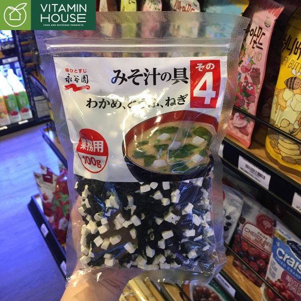 Rong Biển Đậu Hủ Sấy Khô Nagatanien Nhật Gói 100g