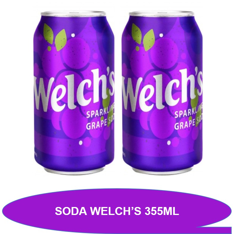 Soda Welchs nho 355ml Mỹ
