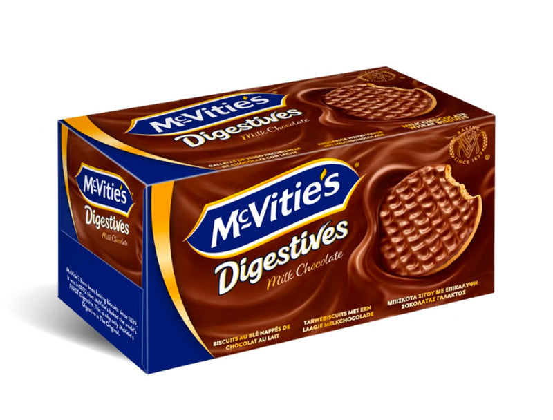 Hộp Bánh Quy Lúa Mì Nguyên Cám McVitie’s Digestives Vị Chocolate Sữa 200G