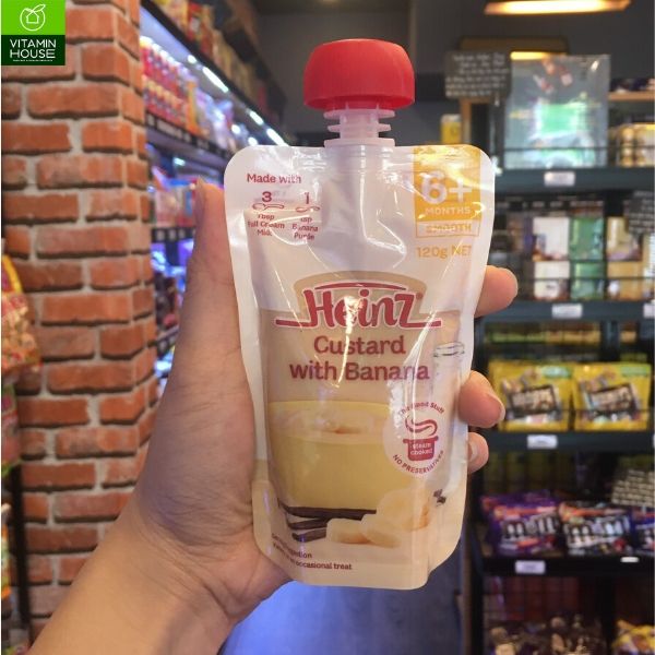 Váng sữa Heinz Custard with Banana 120g