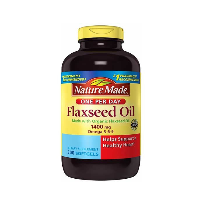 Dầu hạt lanh Nature Made Flaxseed Oil 1400mg Omega 3-6-9 300v