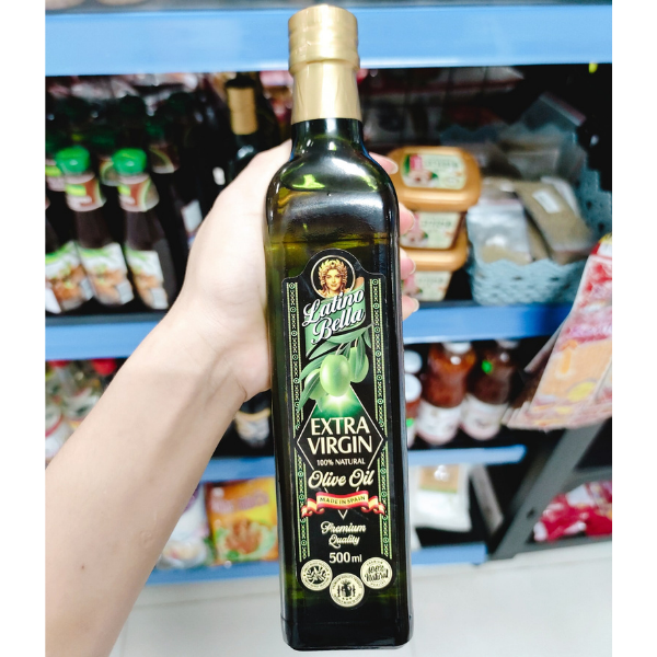 Chai Dầu Olive Extra Virgin Latino Bella 500ml