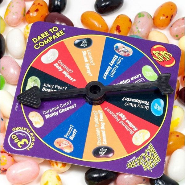 Kẹo Thối Kèm Vòng Xoay Jelly Belly Bean Boozled Mỹ Hộp 100g