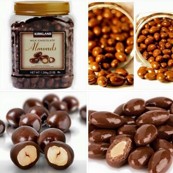 Kẹo Chocolate Kirkland Milk Almond 1.36kg