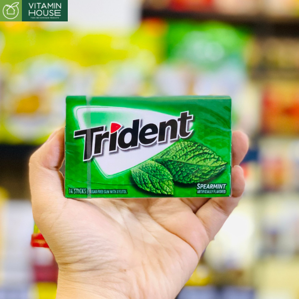 Kẹo Gum Trident Vị Bạc Hà 21.6G