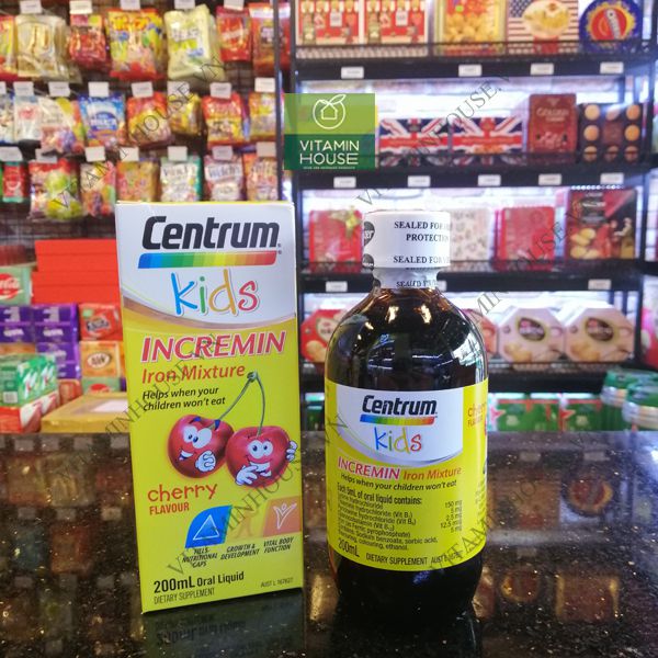 Siro Vitamin Centrum Kid Dạng Nước Úc 200ml