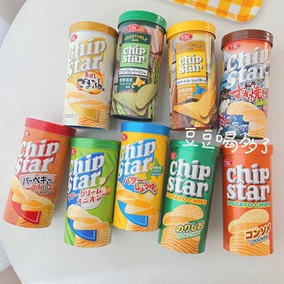 Snack Khoai Tây Vị Súp Consomme Chip Star Nhật Hộp 50g