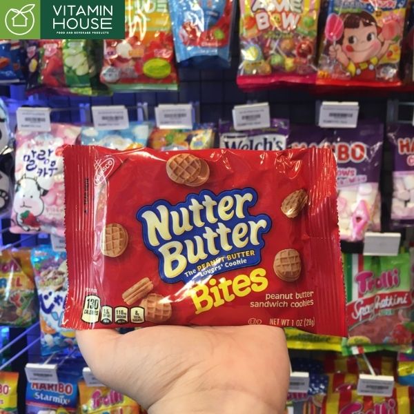 Bánh Quy Nutter Nutter Bites Mỹ Gói 28g