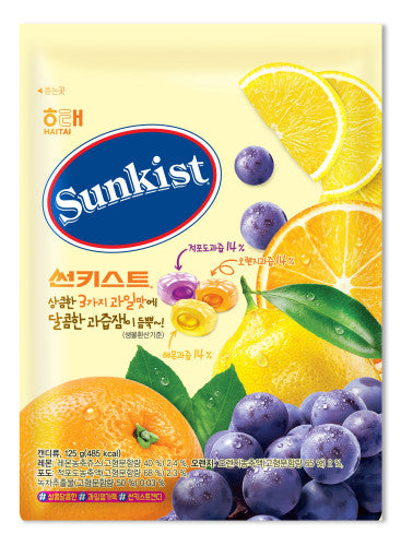 Kẹo Trái Cây Sunkist Hàn Quốc 125G