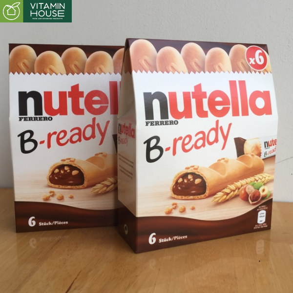 Bánh Xốp Nhân Chocolate Nutella B-ready Ý Hộp 100g