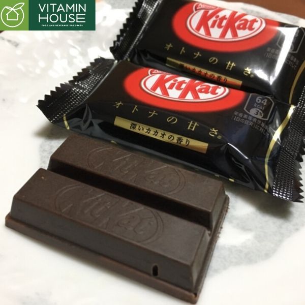 Bánh Xốp KitKat Mini Vị Dark Choco Nhật Gói 171g