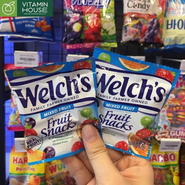 Kẹo Dẻo Trái Cây Welchs Mỹ Gói 22.7g