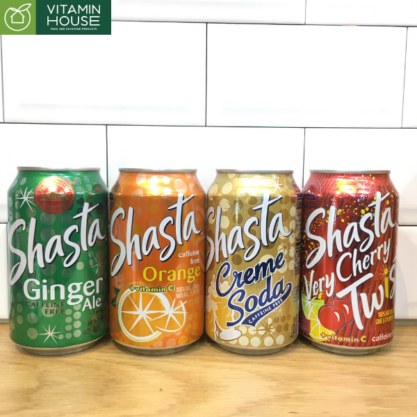 Nước Ngọt Shasta Vị Ginger Ale 355ml