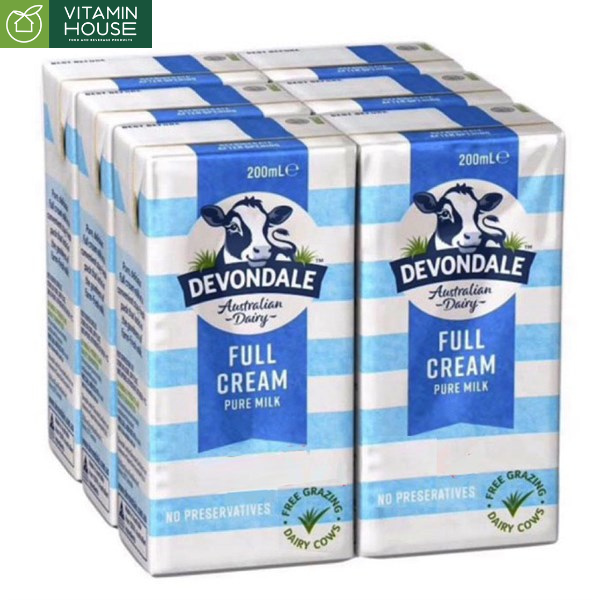 Sữa Nước Devondale Nguyên Kem 200ml
