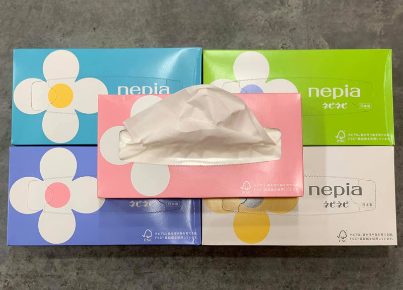 Hộp Giấy Ăn Lụa Nepia Nhật Tự Phân Huỷ 150 Tờ