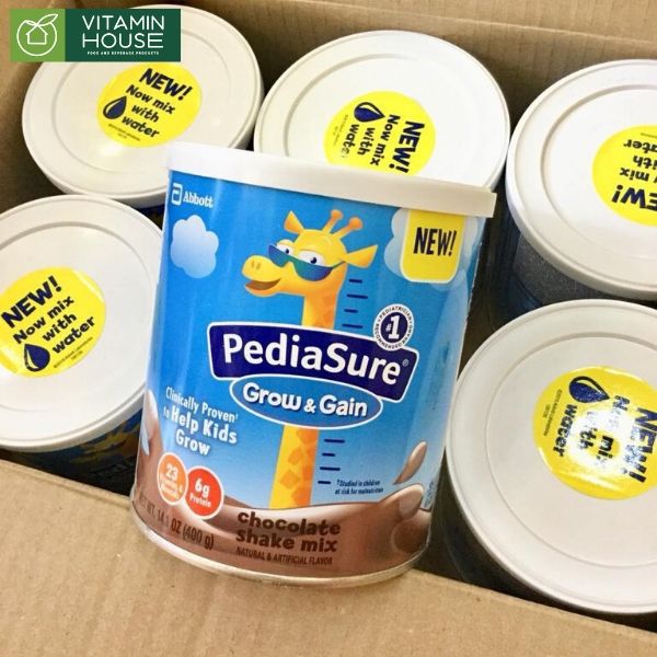 Sữa Bột Vị Chocolate Pediasure Grow&Gain Mỹ Hộp 400g