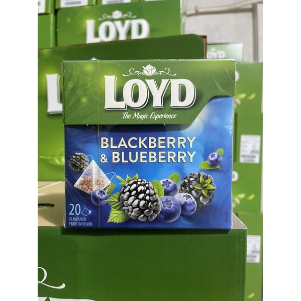 Trà Túi Lọc Blackberry Blueberry LoyD Ba Lan Hộp 40g