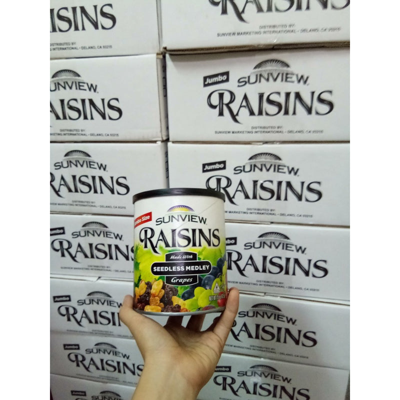 Thùng Nho Khô Hỗn Hợp Sunview Raisins 425G *12 Hộp