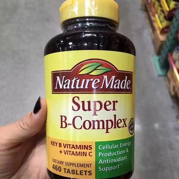 Viên uống bổ sung vitamin B của Mỹ Nature Made Super B Complex 460 viên