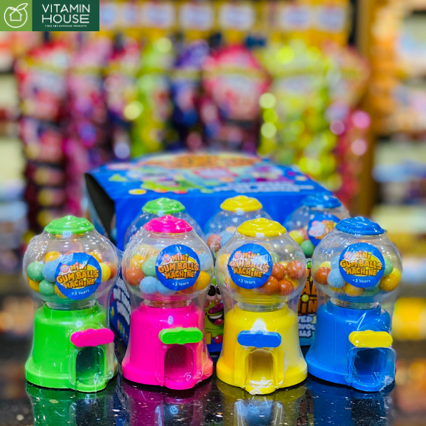 Gum đồ chơi Mini GumBalls Machine 35g