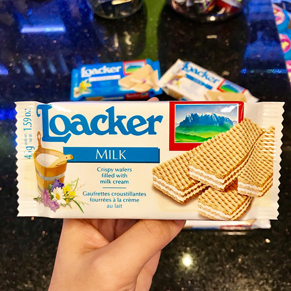 Bánh Xốp Loacker Kem Sữa 45g ( trắng )