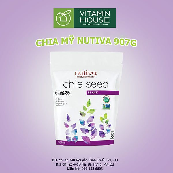 Hạt Chia Nutiva Mỹ 907G